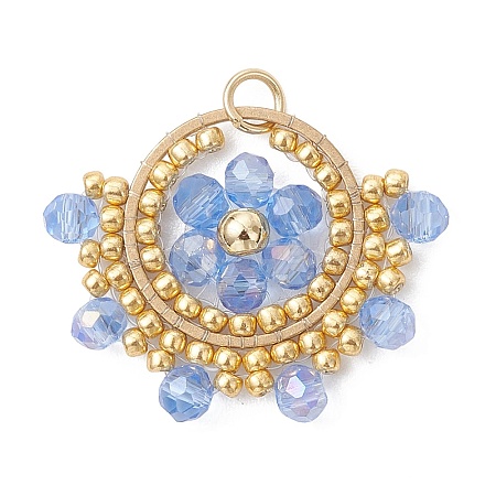 Glass Pendans PALLOY-MZ01222-02-1