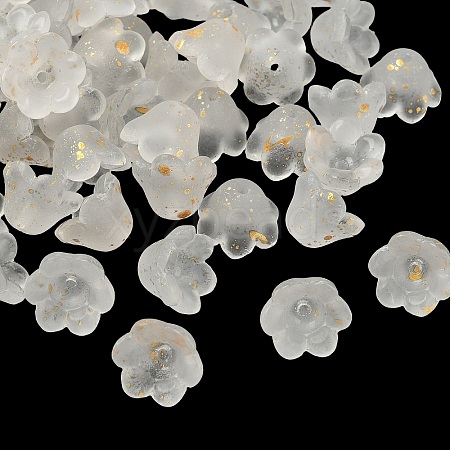 Frosted Glass Bead Cap FGLA-C001-01L-1