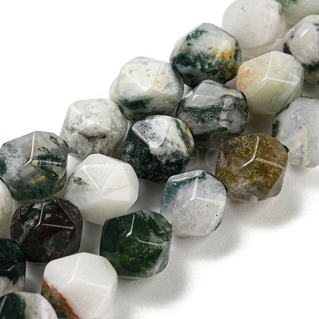 Natural Tree Agate Beads Strands G-C085-A03-01-1