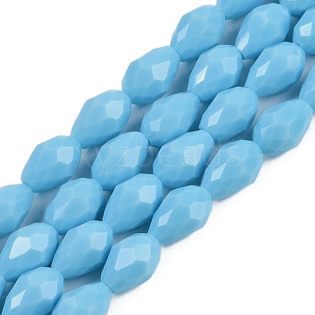 Opaque Solid Color Beads Strands EGLA-N013-P6mm-D10-1