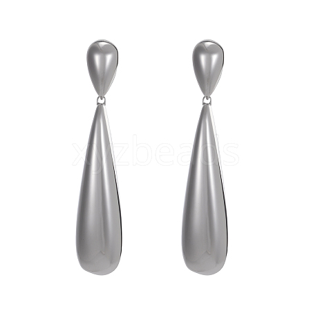 304 Stainless Steel Stud Dangle Earrings STAS-OY010-64P-1