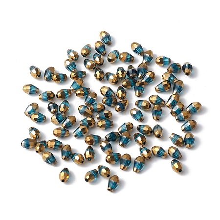 Electroplate Glass Beads DGLA-C001-01I-1