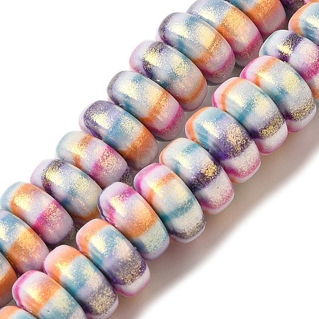 Handmade Polymer Clay Beads Strands CLAY-H006-03T-1