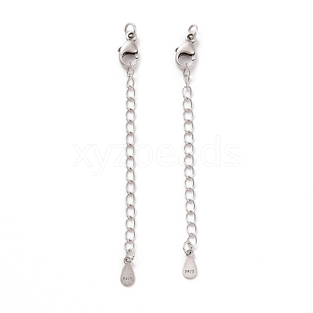 925 Sterling Silver Chain Extenders STER-D036-30AS-1