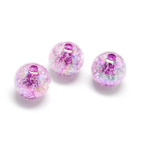 Crackle Style Acrylic Beads MACR-S825-20mm-D-1