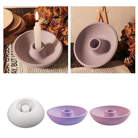 Bowl Shape Silicone Candle Holder Molds DIY-A053-09-1