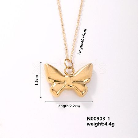 Fashion Elegant Golden Plated Stainless Steel Pendant Necklaces SJ0947-1-1