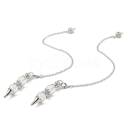 Natural Quartz Crystal Pointed Dowsing Pendulums G-K338-29P-05-1