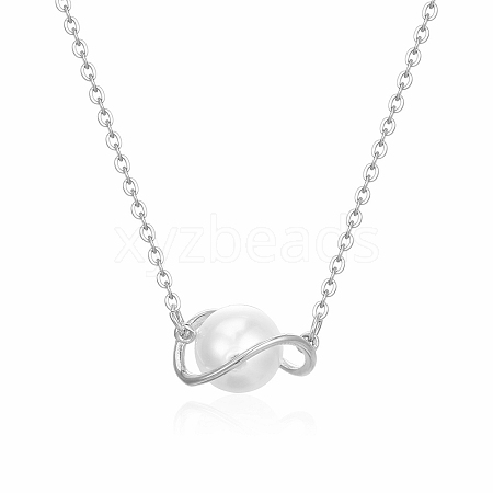 Pearl Pendant Necklaces UB6498-2-1