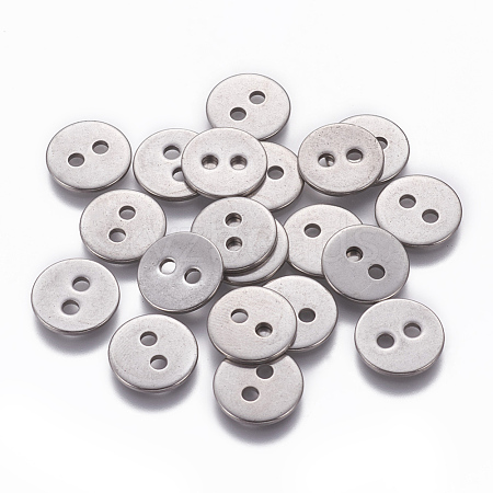 201 Stainless Steel Buttons X-STAS-L234-005P-1