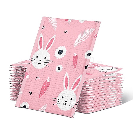 Rectangle Rabbit Kraft Paper Bubble Mailers FAMI-PW0001-46-1