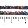 Natural Red Corundum/Ruby and Sapphire Beads Strands G-H042-A51-03-5