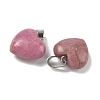 Natural Rhodonite Pendants G-I311-A14-5