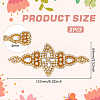 Alloy Rhinestone Ornmament Accessories DIY-WH0021-82G-2