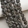 Natural Fluorescent Syenite Rock(Glow under UV Light)  Beads Strands GG-CBA787B-A42-1