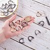 Alloy D-Ring Shackles Clasps PALLOY-PH0005-82-4
