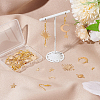 BENECREAT DIY Sun & Moon & Star Earring Making Finding Kit DIY-BC0006-50-4