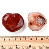 Natural Red Agate Heart Love Healing Stones G-G125-01B-3