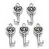 Tibetan Style Alloy Pendants TIBEP-N009-051AS-RS-1