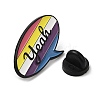 Word Yeah Creative Speech Bubble Enamel Pins JEWB-P030-G02-3