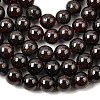 Natural Garnet Gemstone Beads Strands G-R263-7mm-3