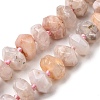 Natural Cherry Blossom Agate Beads Strands G-K195-04A-5