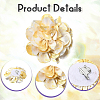 Multi Petal Flower Cloth Brooches JEWB-CN0001-14C-5