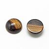 Natural Tiger Eye Cabochons X-G-R416-8mm-35-2