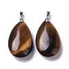 Natural Tiger Eye Pendants G-D084-01P-B08-2