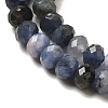 Natural Blue Aventurine Beads Strands G-G139-B06-01-A-3