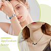 96Pcs 8 Colors Resin European Beads RESI-SC0005-85-5