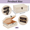 Wood Storage Boxes WOOD-WH0062-50B-3