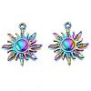 Rainbow Color Alloy Pendants PALLOY-N156-141-NR-2