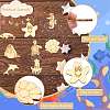50 Pcs Unfinished Blank Wooden Slices for Painting Arts WOOD-CJC0011-17B-3