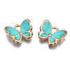 Alloy Enamel Charms ENAM-S121-070G-3