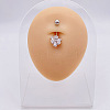 316L Surgical Stainless Steel Belly Rings WGDD0AB-22-1