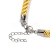 5MM Nylon Twisted Cord Necklace Making FIND-G096-01P-30-2