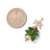 Christmas Theme Glass Pendants PALLOY-JF02865-2