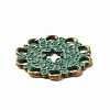 Tibetan Style Alloy Filigree Joiners FIND-WH0034-27ABG-3