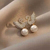 Alloy Rhinestone Earrings for Women FS-WG67811-31-1