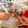 Paper Wine Glass Charms AJEW-WH0080-13F-6