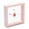 Square Transparent PE Thin Film Suspension Jewelry Display Box CON-D009-01A-04-4