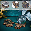 Wood Crystal Ball Display Bases Set AJEW-WH0367-44A-3