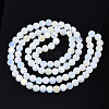 Electroplate Glass Beads Strands EGLA-Q125-002-A07-2