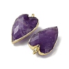 Natural Amethyst Pendants G-G012-12G-10-3