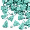 Polycotton(Polyester Cotton) Tassel Pendant Decorations FIND-T052-13E-1