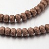 Electroplate Non-magnetic Synthetic Hematite Bead Strands G-F300-48B-F8-1