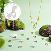 40Pcs 201 Stainless Steel Pendants STAS-DC0013-20-5