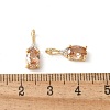 Brass Micro Pave Cubic Zirconia Pendants KK-Q031-43G-03-3