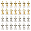  60Pcs 2 Colors Angel Frosted Acrylic Pendants FIND-TA0002-81-1